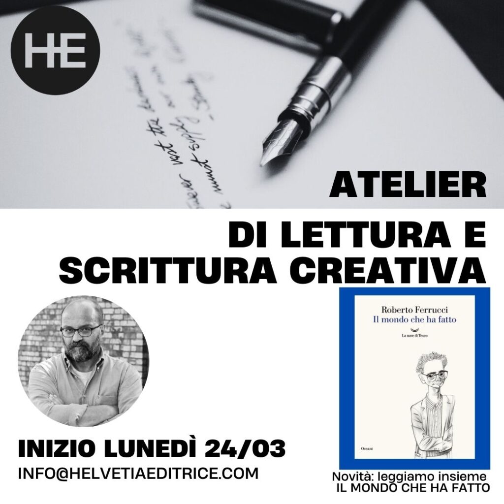 APERTE LE ISCRIZIONI AL TERZO ATELIER DI LETTURA E SCRITTURA CREATIVA